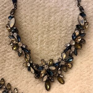 Floral Necklace and matching bracelet